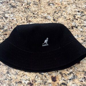 Kangol Classic Black Bucket Hat
